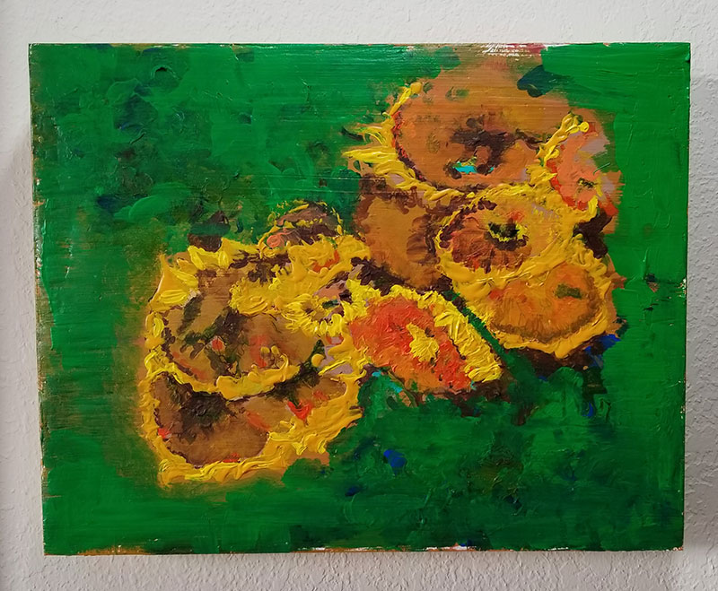 Nina Moyer Fallen Sunflowers 01