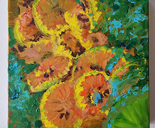 Nina Moyer Fallen Sunflowers 02